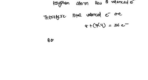 Solved Draw the Lewis structure for KrCl4 and answer the .